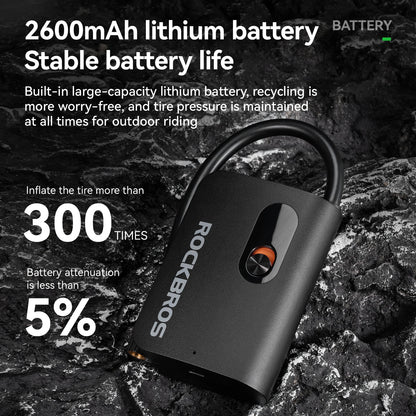 Mini Bomba de Ar Elétrica ROCKBROS