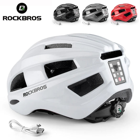 Capacete de Ciclismo ROCKBROS com Luz USB