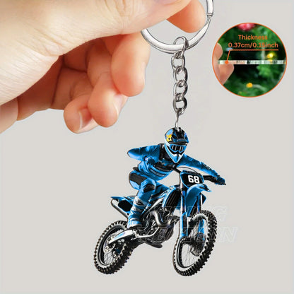 Chaveiro Ciclista em Acrílico