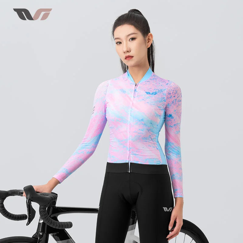 Camisa de Ciclismo Feminina ROCKBROS