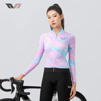 Camisa de Ciclismo Feminina ROCKBROS