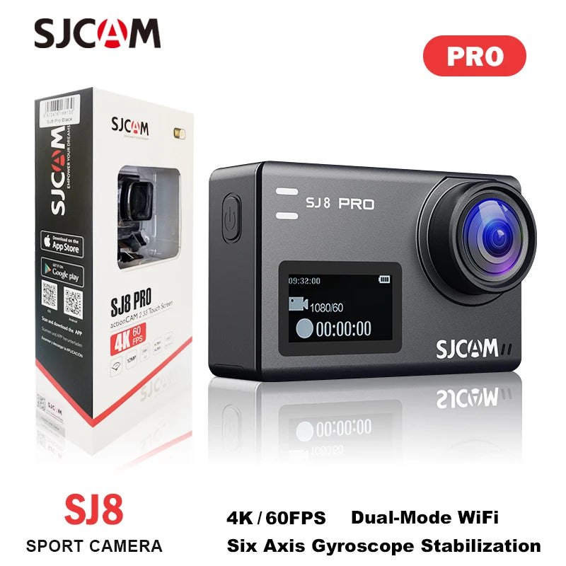 SJCAM SJ8 Pro – Action Cam 4K 60FPS, WiFi 5G, Touchscreen
