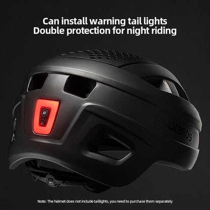 Capacete de Ciclismo ROCKBROS com Luz 9 Modos