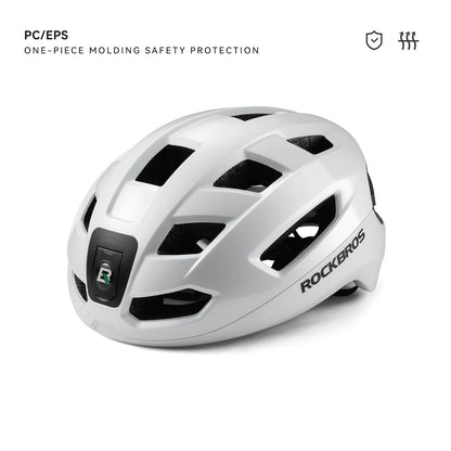 Capacete de Ciclismo ROCKBROS com Luz Integrada