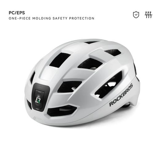 Capacete de Ciclismo ROCKBROS com Luz Integrada