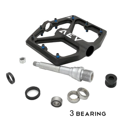 Pedal CNC Alumínio Antiderrapante 9/16" MTB/Speed