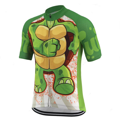 Camisa de Ciclismo Masculina Turtle Funny