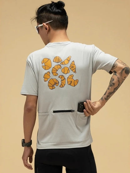 Camisa de Ciclismo Unissex Manga Curta