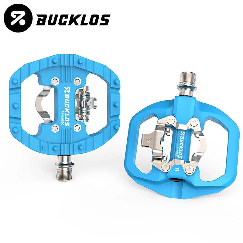 BUCKLOS Dual Function SPD Bicycle Pedal + Platform