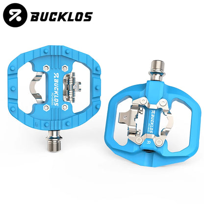 BUCKLOS Dual Function SPD Bicycle Pedal + Platform