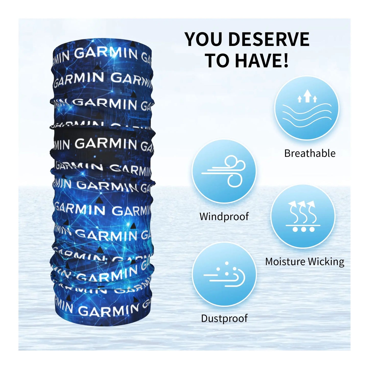 Bandana Tubular G-GARMIN-S Unissex