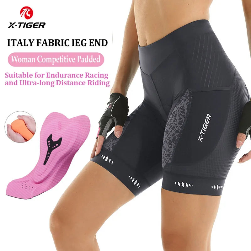 Bermuda de Ciclismo Feminina X-Tiger