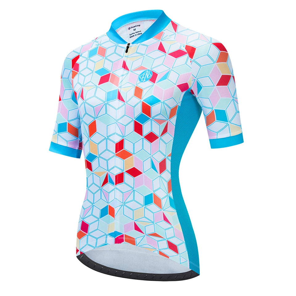 Camisa de Ciclismo Feminina Vendull