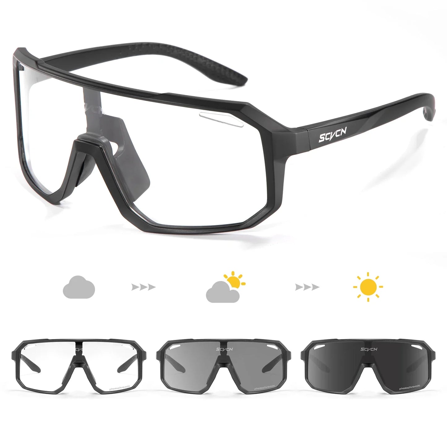 SCVCN Photochromic Cycling Glasses