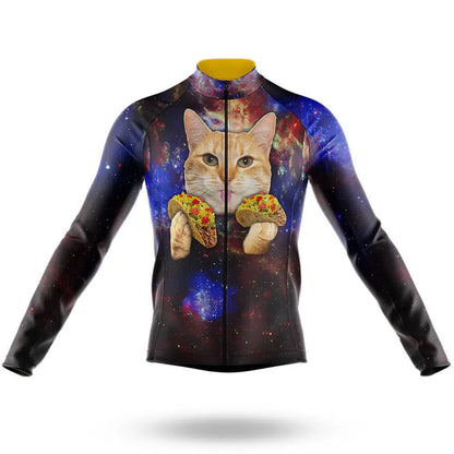 Camisa de Ciclismo Masculina Cartoon Cat