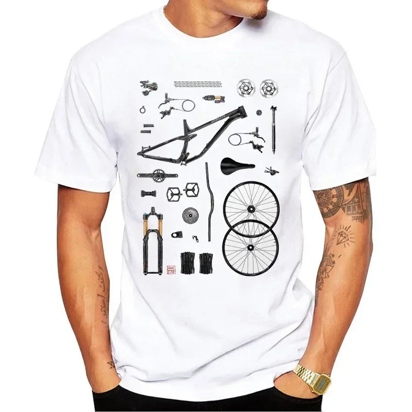Camiseta Masculina Vintage Sports Bike