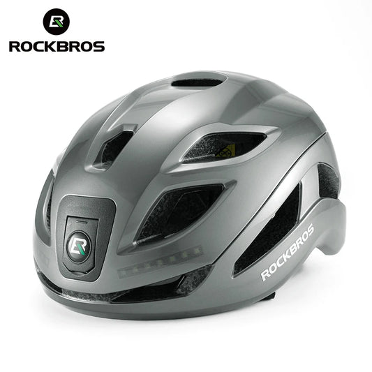 ROCKBROS Cycling Helmet with LED Light