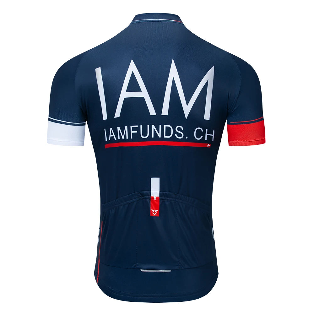 Camisa de Ciclismo Masculina IAM Team