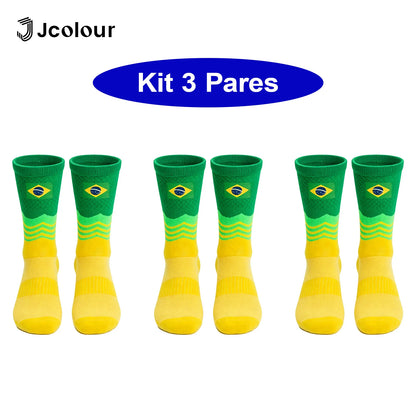 Kit com 3 Pares de Meias Esportivas