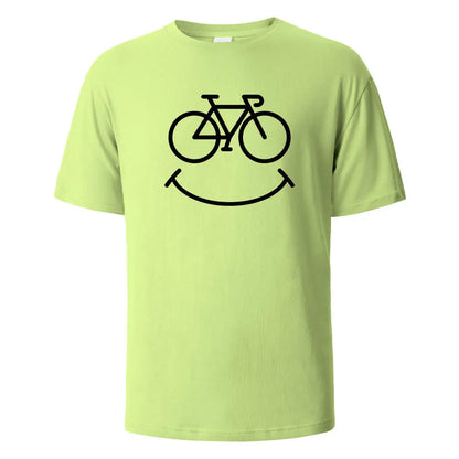 Camiseta Casual Bike Smile