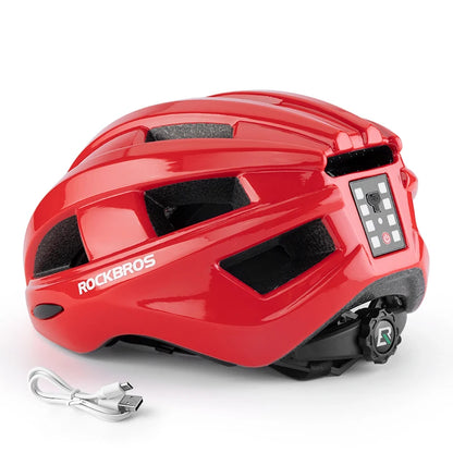 Capacete de Ciclismo ROCKBROS com Luz USB