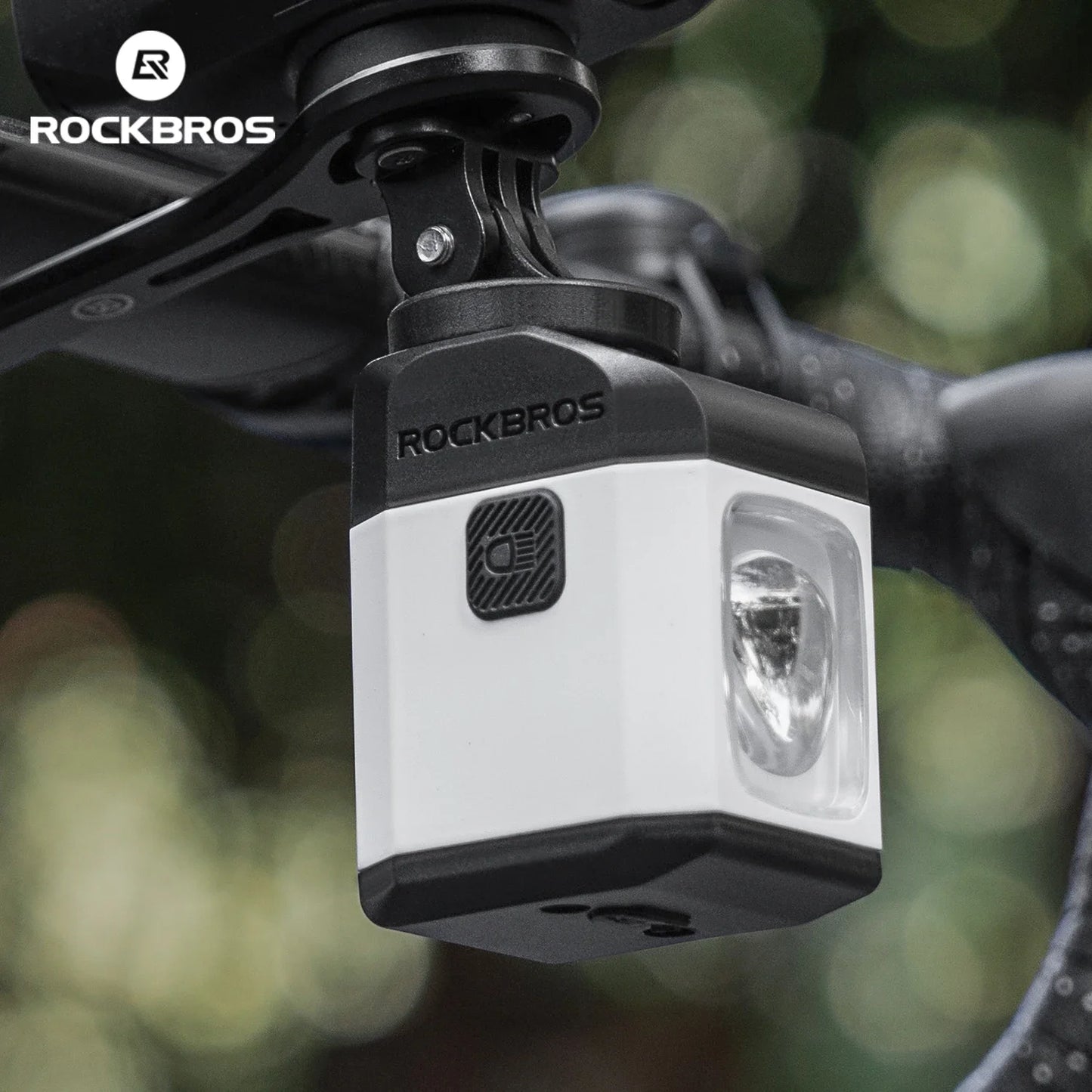 Farol de Bicicleta ROCKBROS 1600 Lumens com Controle Remoto