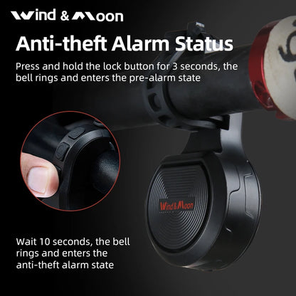 Electric Bicycle Horn with Alarm