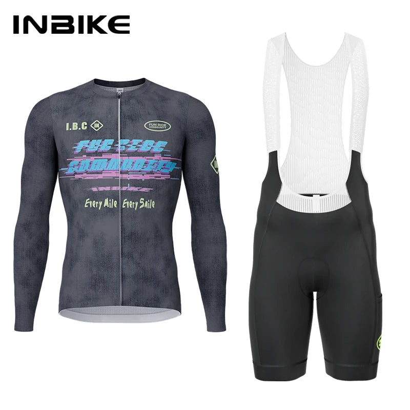 INBIKE Men's Long Sleeve Cycling Set