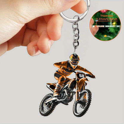 Chaveiro Ciclista em Acrílico