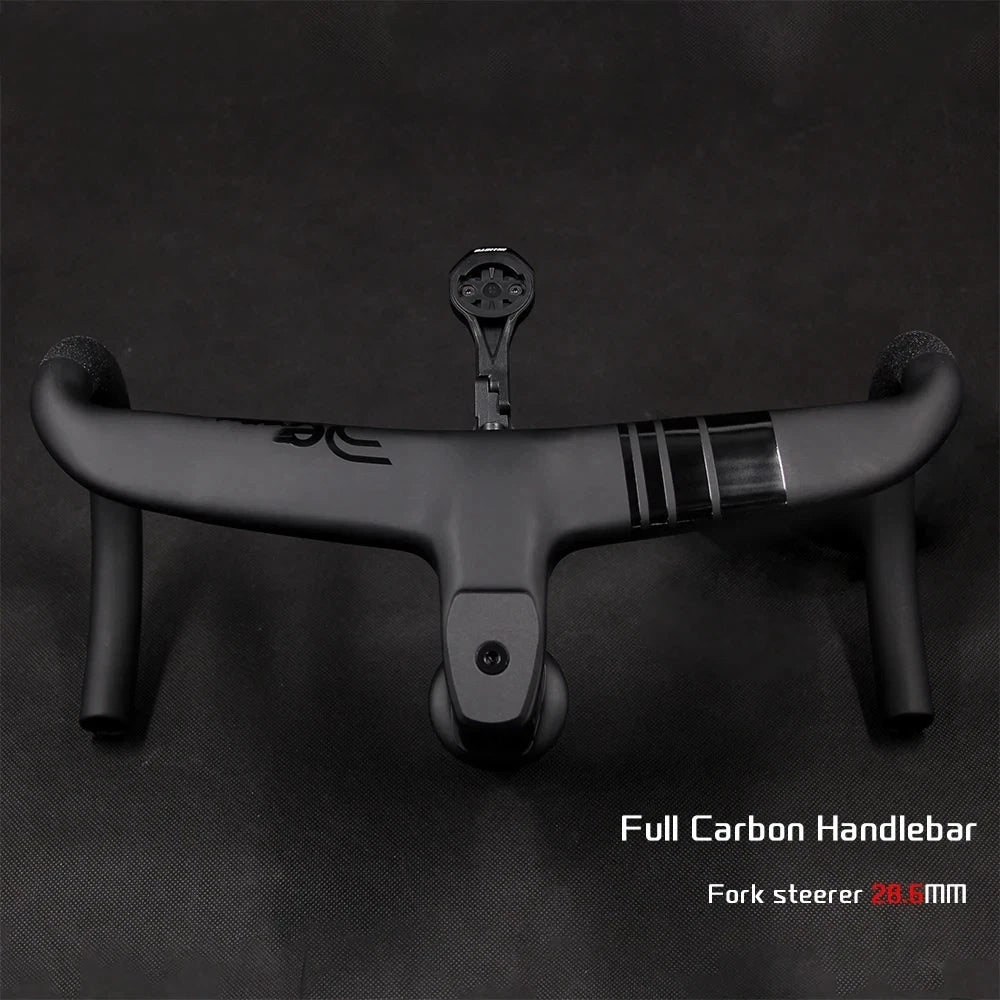 Cockpit Integrado Full Carbono para Bike Speed