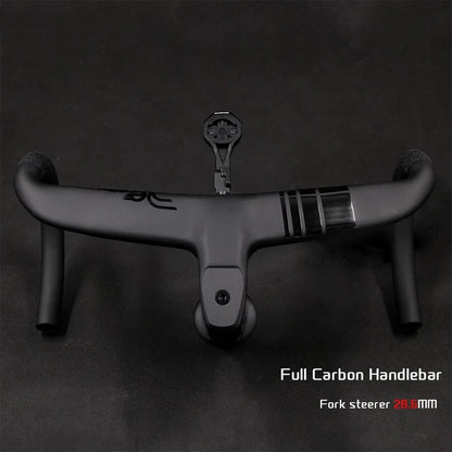Cockpit Integrado Full Carbono para Bike Speed