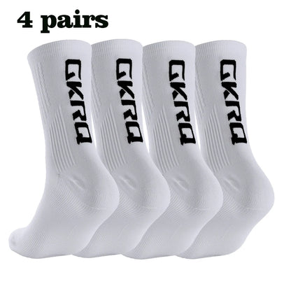 Kit 4 Pares Meias de Ciclismo Compressivas
