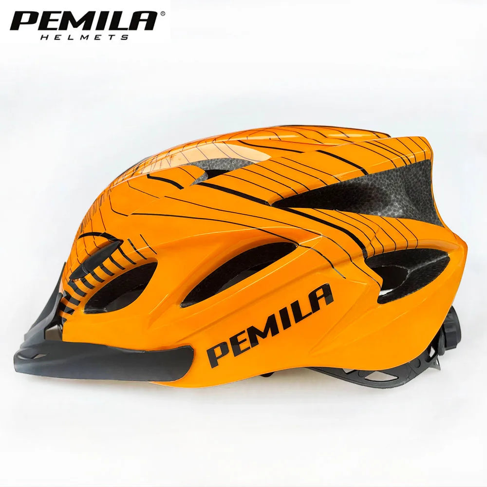 Capacete de Ciclismo Ultralight com Viseira