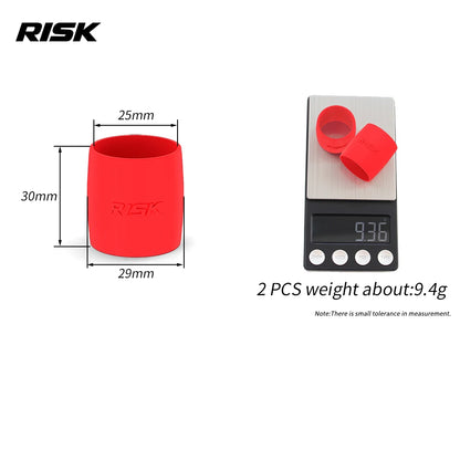 Par de Anéis de Silicone para Guidão de Bicicleta