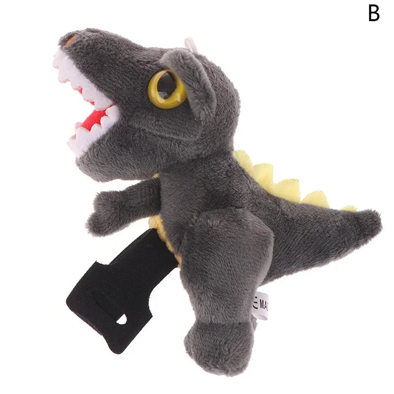 Enfeite de Guidão de Bicicleta Dinossauro de Pelúcia
