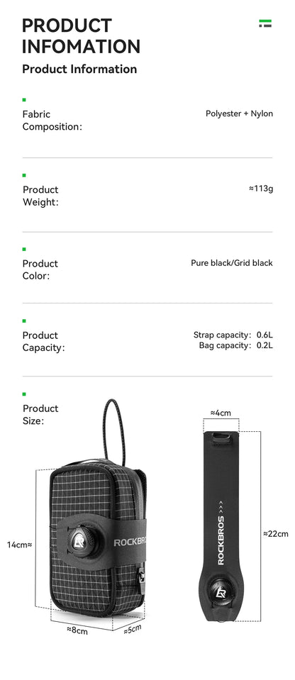 Bolsa de Selim ROCKBROS Reforçada