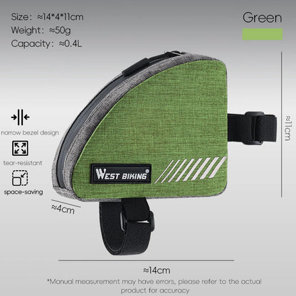 Bolsa de Quadro Triangular WEST BIKING 0.4L