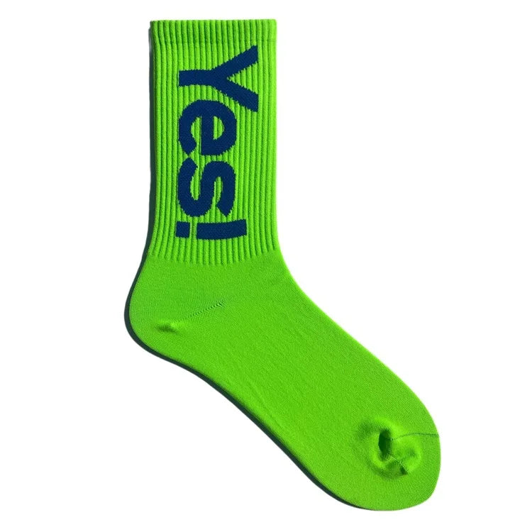 Meias “Yes!” Mid Crew