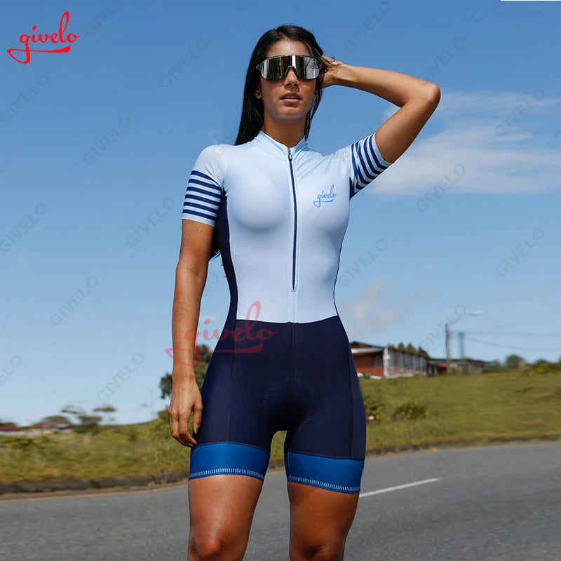 GIVELO Bike Monkeys Women's Cycling Jumpsuit