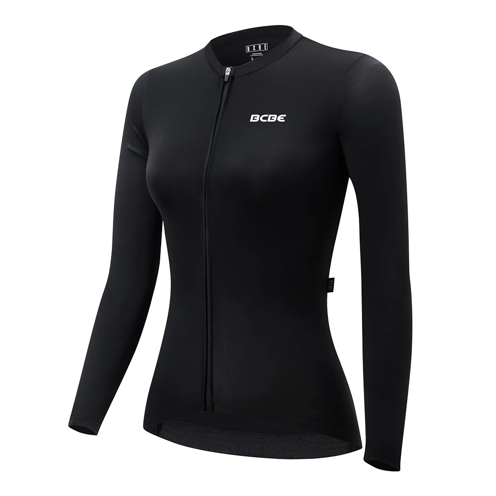 Jersey Ciclismo Feminina BCBE-ING Manga Longa