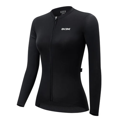 Jersey Ciclismo Feminina BCBE-ING Manga Longa