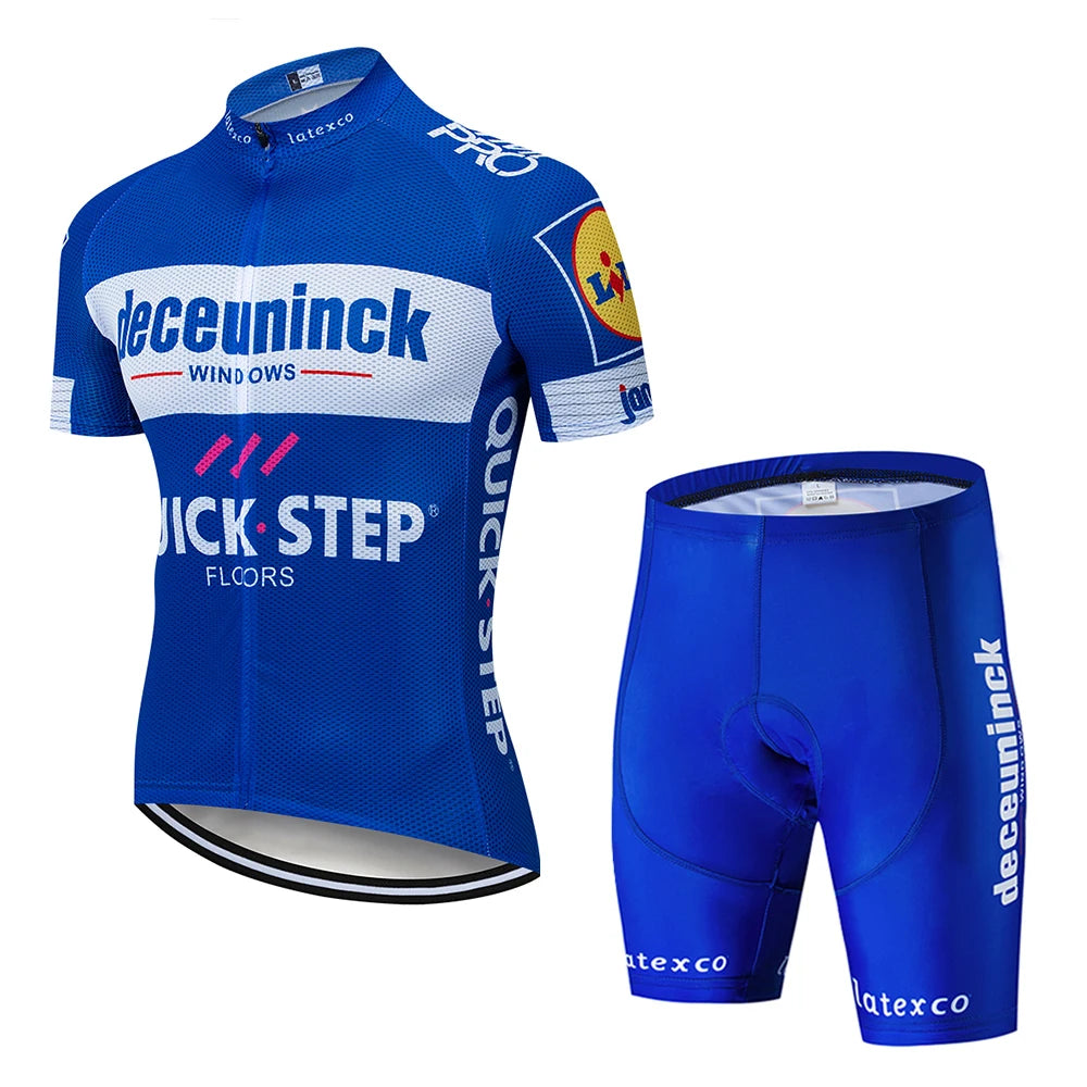 Conjunto de Ciclismo Masculino Quick Step Team