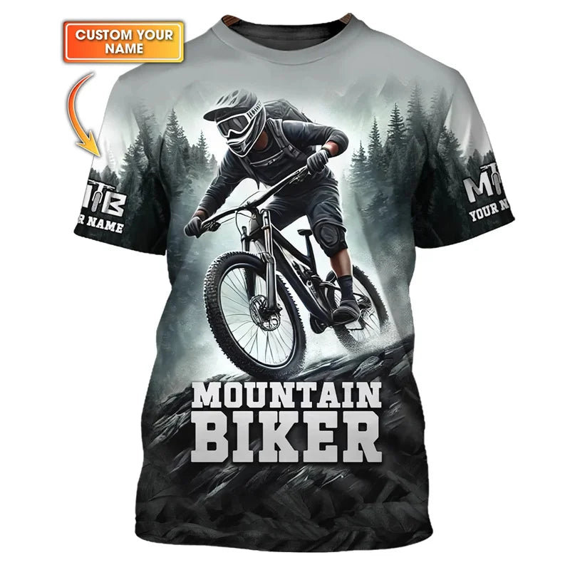 Camiseta de Ciclismo Masculina Mountain Bike