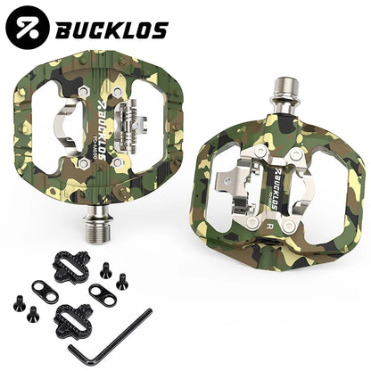 BUCKLOS Dual Function SPD Bicycle Pedal + Platform