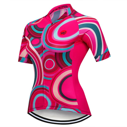 Jersey Ciclismo Feminina VENDULL Verão Manga Curta