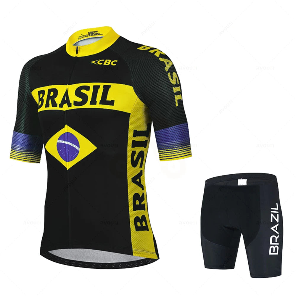 Brazil Team Cycling Set