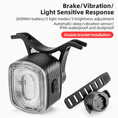 ROCKBROS Smart Rear Light for Bicycles