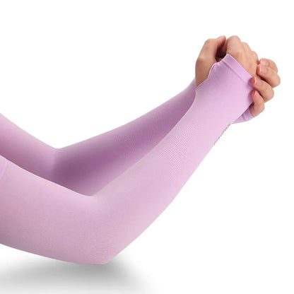 Ice Silk Sun Protection Arm Sleeves