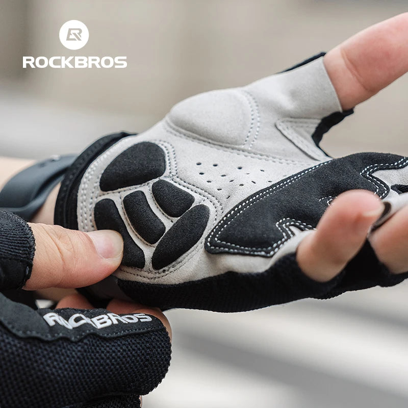Luvas de Ciclismo ROCKBROS Meio Dedo