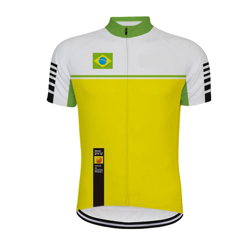 Camisa de Ciclismo Brasileira de Verão